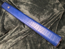 Volturi Fellini Style Custom Pool Case 2x2 Genuine Leather. Blue