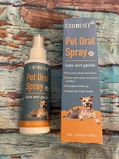 Cidbest Complete Oral Care Dental Spray for Pets Dogs Cats Safe & Gentle 4.23 oz