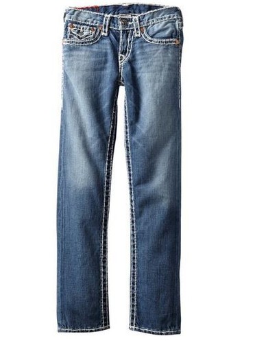 $158 NEW True Religion Jeans US 10 Big Kids Boys Zach Slim-Fit Natural Super T - Picture 2 of 5