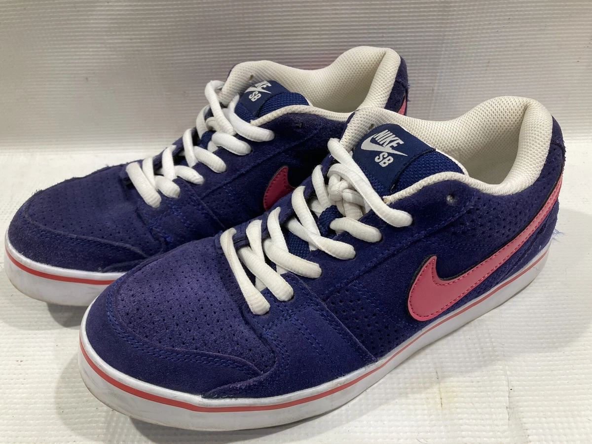 Nike 400680 461 SB Check Solar Navy Leather Skateboarding Shoes Women s US 8.5