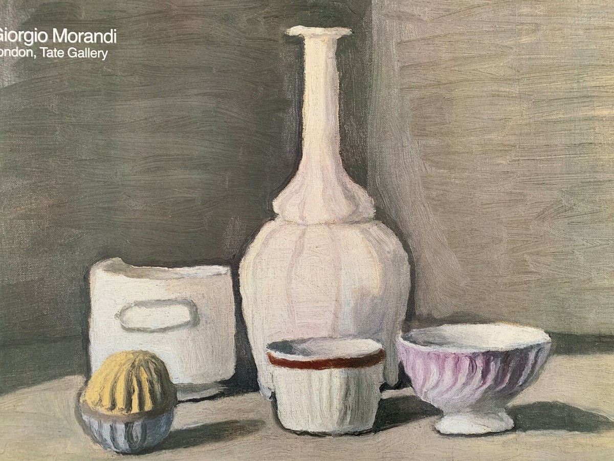 GIORGIO MORANDI 'STILL LIFE ,1946' ,AUTHENTIC 1990 TATE