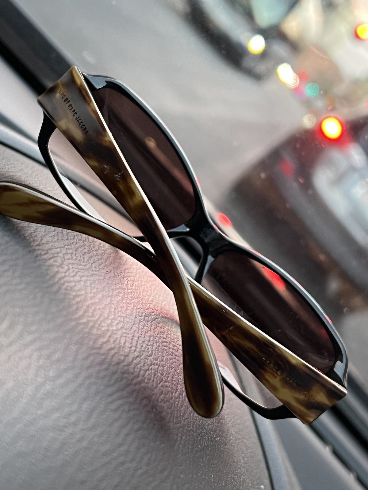 Marc Jacobs RECTANGULAR Sunglasses Brown Tortoise… - image 6