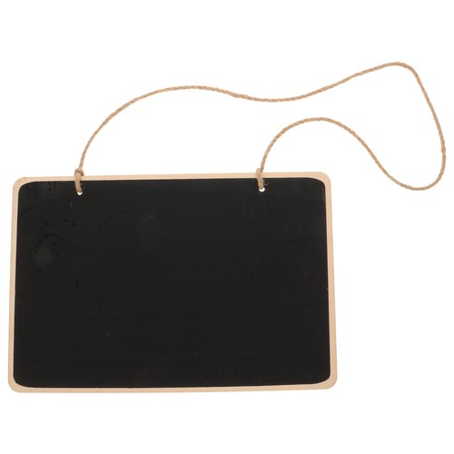 Mini -Blackboard -Holzspäne Hängendes Holzschild Holzplatten Hanging Message