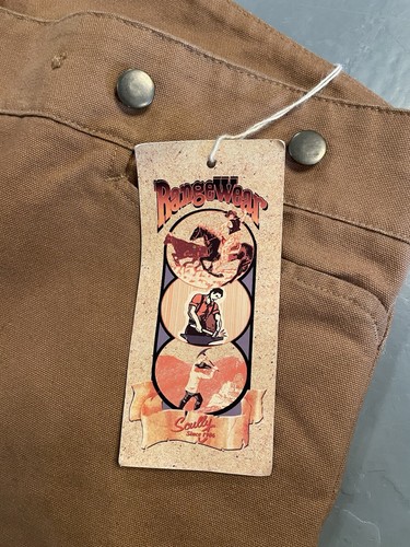 Vintage Scully size 42 Men’s Brown Canvas Button Fly Rangewear Outdoor Pants NWT - Picture 3 of 12