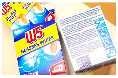 ✅(6 boxes of 54 wipes) 324 W5 Glasses Wipes Lens Wipes - Phone, Camera, TV 🇬🇧✅