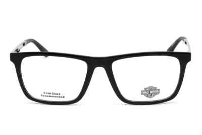 Harley Davidson HD0920 001 Black Wide Plastic Optical Eyeglasses Frame 57-18-145