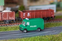 Faller 161632 H0 - CAR- System Mb T2 Vario Polizei ( Herpa ) Neu& Ovp