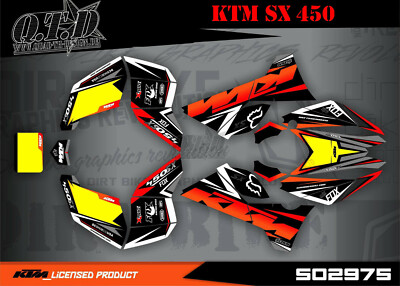 SCRUB DEKOR KIT ATV KTM SX XC 450 / 505 / 525 LIZENZ GRAPHIC KIT SO2975 SO2303 B