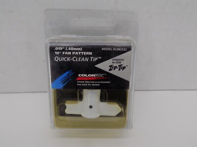 Campbell Hausfeld COLORTRAC QUICK CLEAN SPRAY TIP AL082522 .019'' FAN PATTERN 10''