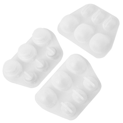 3Pcs Schädel Harz Schmuck Machen Schädel Candy Epoxy Halskette Harz Anhänger