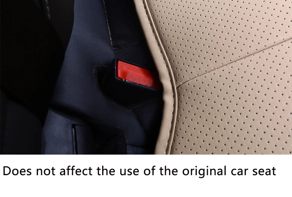 For Honda Accord/Civic/CR-V PU Leather Car Front Cover Cushion Seat Protector Foto 2 de 4