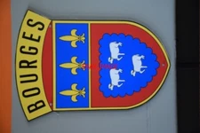 PHOTO  FRENCH RAILWAY -  NAMEPLATE OF SNCF CLASS CC6500 C-C NO 6503 'BOURGES' WI