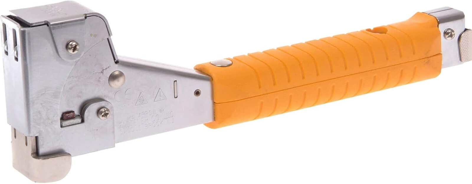 HT50 Heavy Duty Hammer Tacker, Chromed-Steel Manual Stapler with Sure-Grip Handl