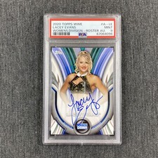 2020 Topps WWE Women's Division Lacey Evans Autograph PSA 9 MINT