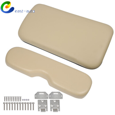 Tan Front Seat Cushion For EZGO Medalist TXT 1994-2013 Golf Cart Incl. Hardware