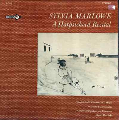 Sylvia Marlowe A Harpsichord Recital NEAR MINT Decca Vinyl LP