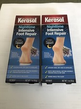 2 pack Kerasal Nighttime Intensive Foot Repair Skin Healing Ointment for Cracked