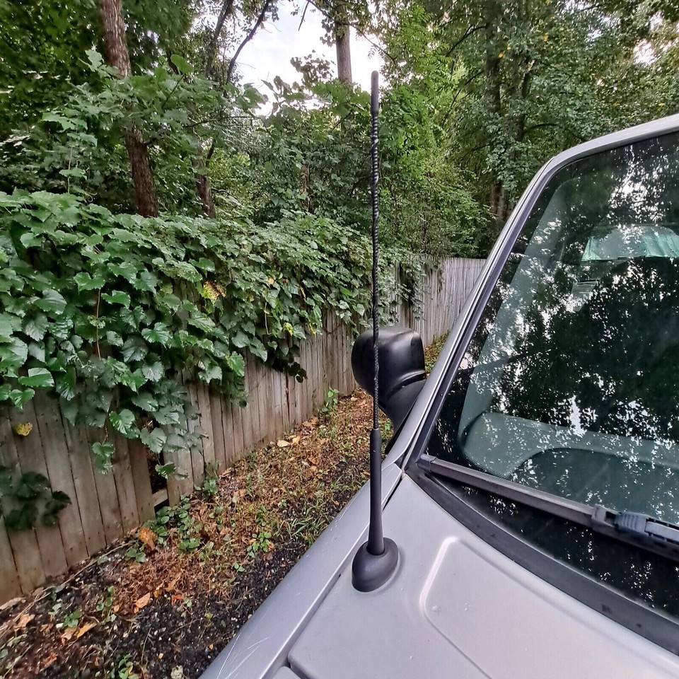 4.25 Inch Black Antenna Mast Power Rod AM/FM For FORD RANGER - Foto 7