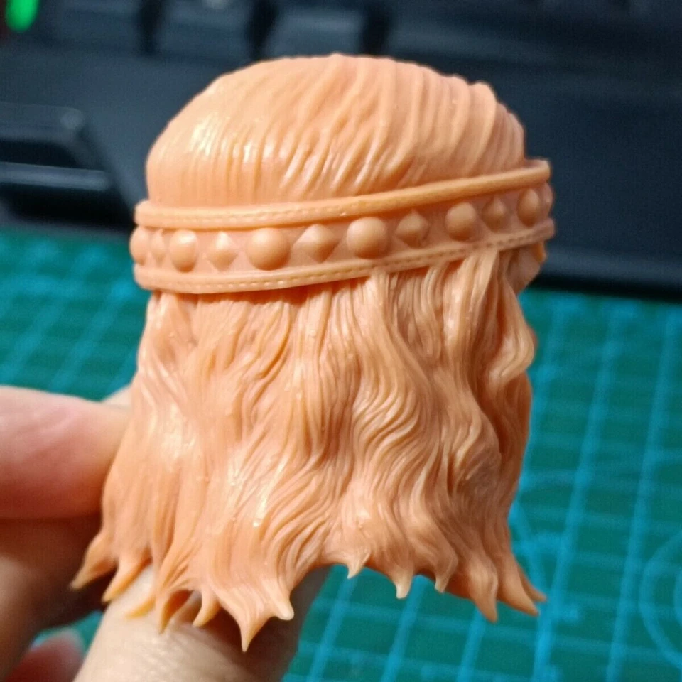 Неокрашенная скульптурная голова варвара Конана 1/6 подходит для мужских экшн-фигурок 12 дюймов игрушки - Изображение 4 из 4