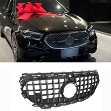 GT Kühlergrill Grill Front passt für Mercedes E Klasse W214 chrom Schwarz