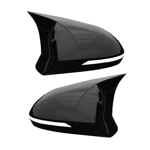 For Hyundai Tucson 2021-2023 ABS Gloss Black Rearview Mirror Cover Shell Caps - Picture 6 of 8