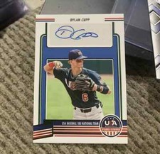 2023 USA Baseball Stars & Stripes 18U National Team Signatures Dylan Cupp Auto