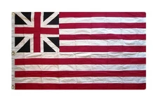 3x5 Grand Union COTTON Flag First American Flag Revolutionary War Flag w/ Clips