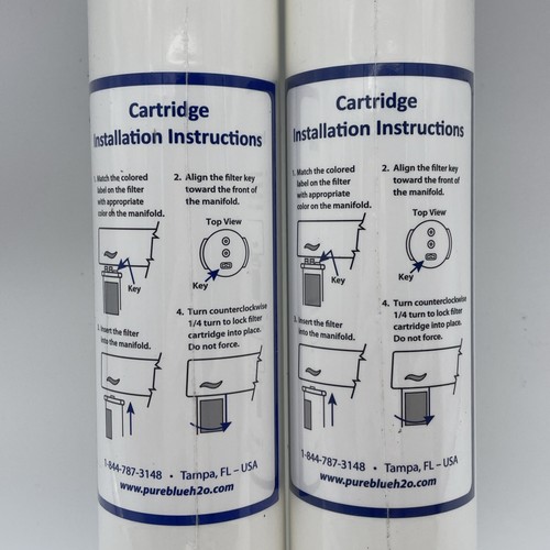 Pure Blue H20 Water Filter Stage 1 Sediment & Stage 2 Pre-Carbon - Picture 6 of 6