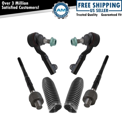 6pc Inner & Outer Tie Rods w/ Boots Kit for BMW 328i xDrive 335i xDrive