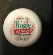 Perfectly Posh Tingle All the Way Peppermint Invigorating Face Mask New/Sealed