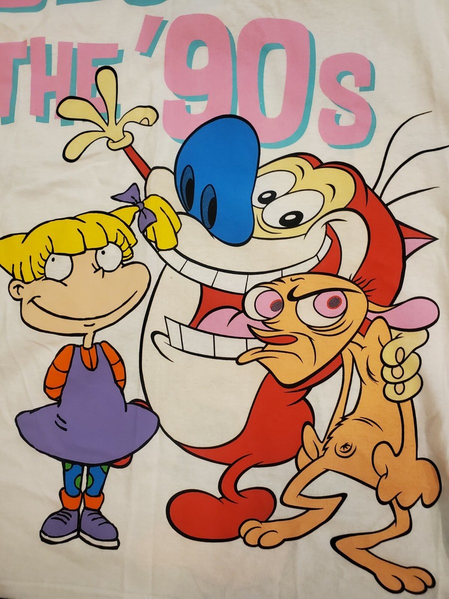 Nickelodeon 90s Men's T-Shirt – Classic Nick Logo, White Short Sleeve Tee, Vintage Nostalgia Cotton Shirt - View #9