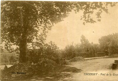 THOISSEY Pont de la Goutte PLUS eine Karte ANGEBOT