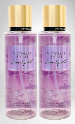 2-PACK VICTORIA'S SECRET LOVE SPELL FRAGRANCE MIST BODY SPRAY BRUME PARFUMEE