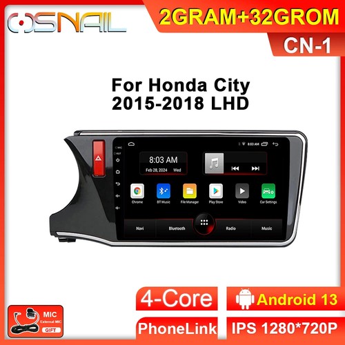 14-17 Android Auto Car Radio For Honda Fit City GPS Navi Multimedia Video Player - Picture 9 of 24