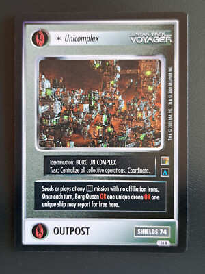 Star Trek CCG - The Borg - Facility: Unicomplex (rare+) MINT / NEAR MINT