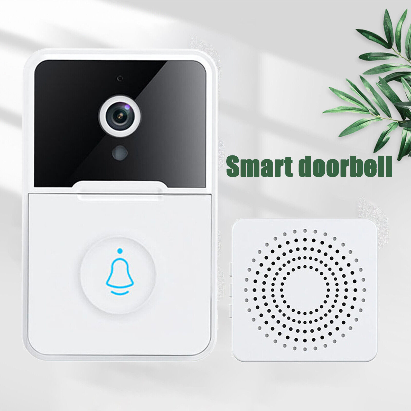 Smart WiFi Wireless Video Doorbell Camera with Intercom for Home Security-image