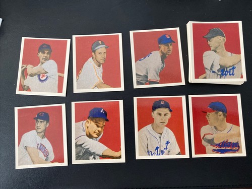 1988 RP of 1949 Bowman -Blank Back -60 Card Jackie Robinson, Yogi Berra & Doerr - Picture 6 of 12