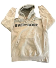Logic Everybody Hoodie Size M Pullover Sweatshirt Tan Brown Hip Hop Rap Tour