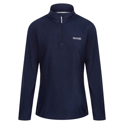 Regatta Great Outdoors Womens/Ladies Sweetheart 1/4 Zip Fleece Top / 14 / Black/Blackcurrant
