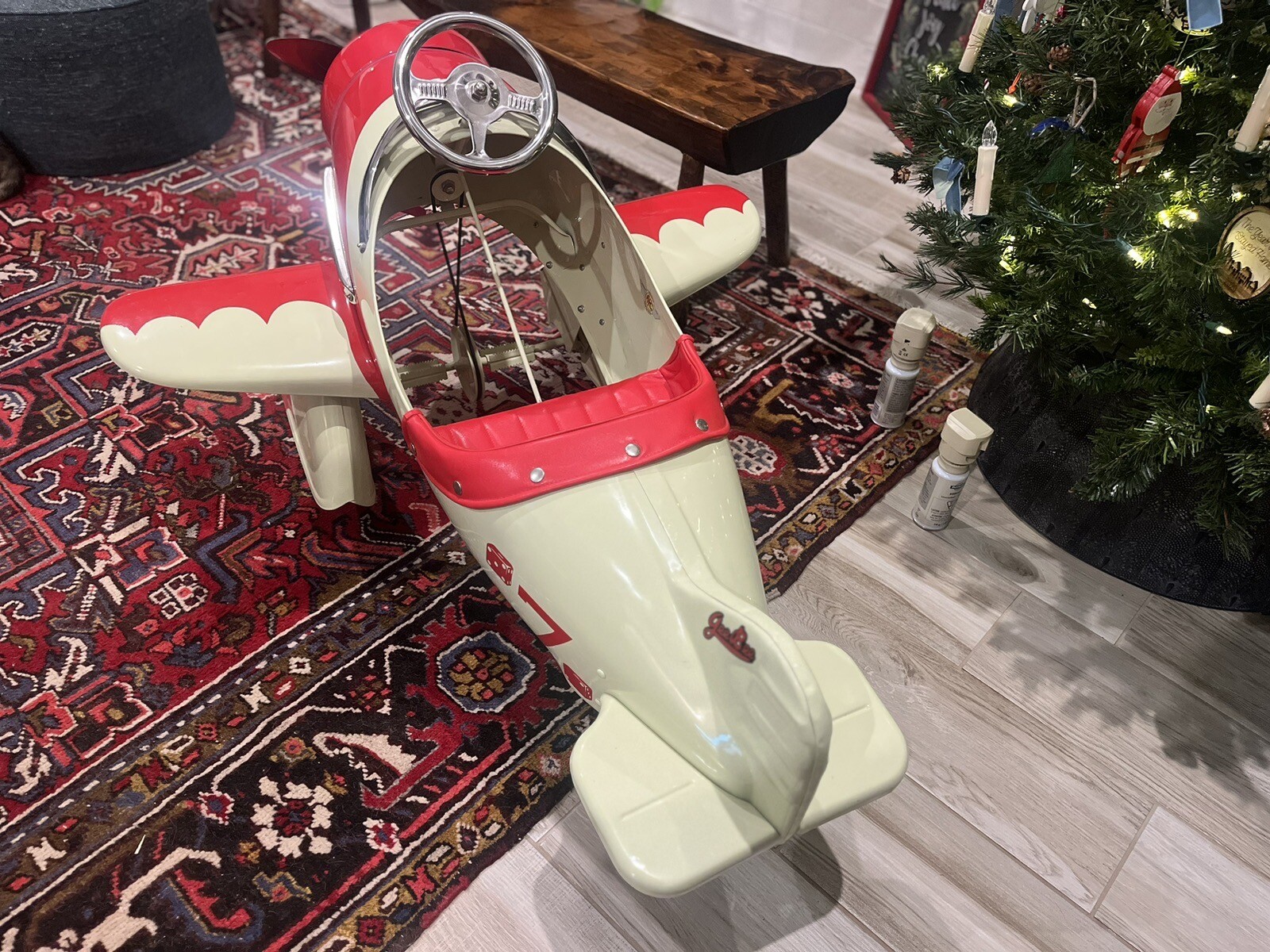 “GeeBee" rideon child's pedal plane, by Airflow Collectibles of
