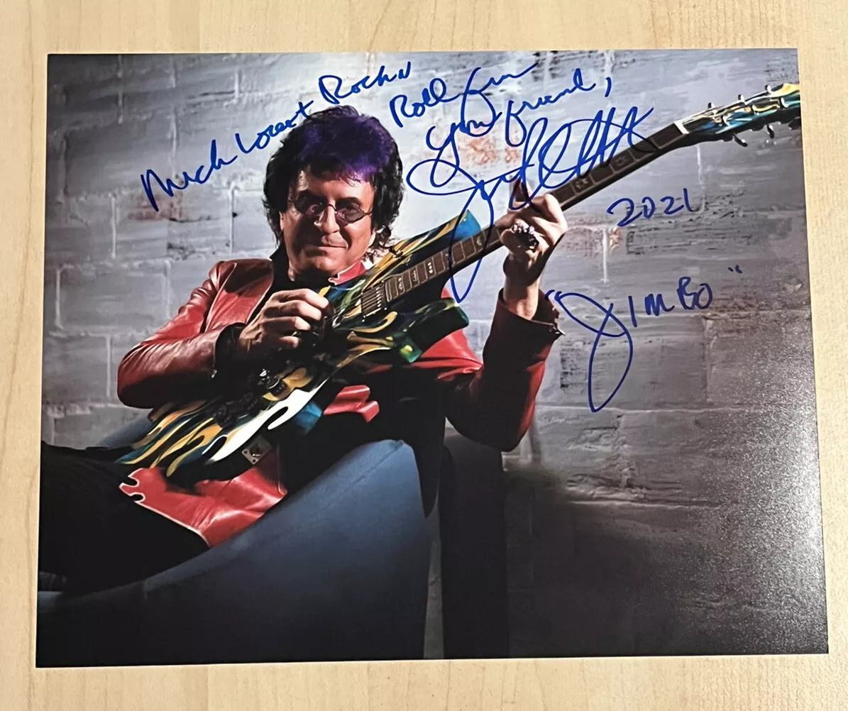 JIM PETERIK HAND SIGNED 8x10 PHOTO AUTOGRAPHED SURVIVOR BAND