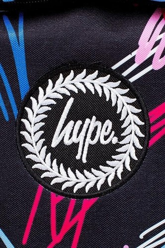 Hype Black Multi Scribble Backpack - Picture 3 of 3