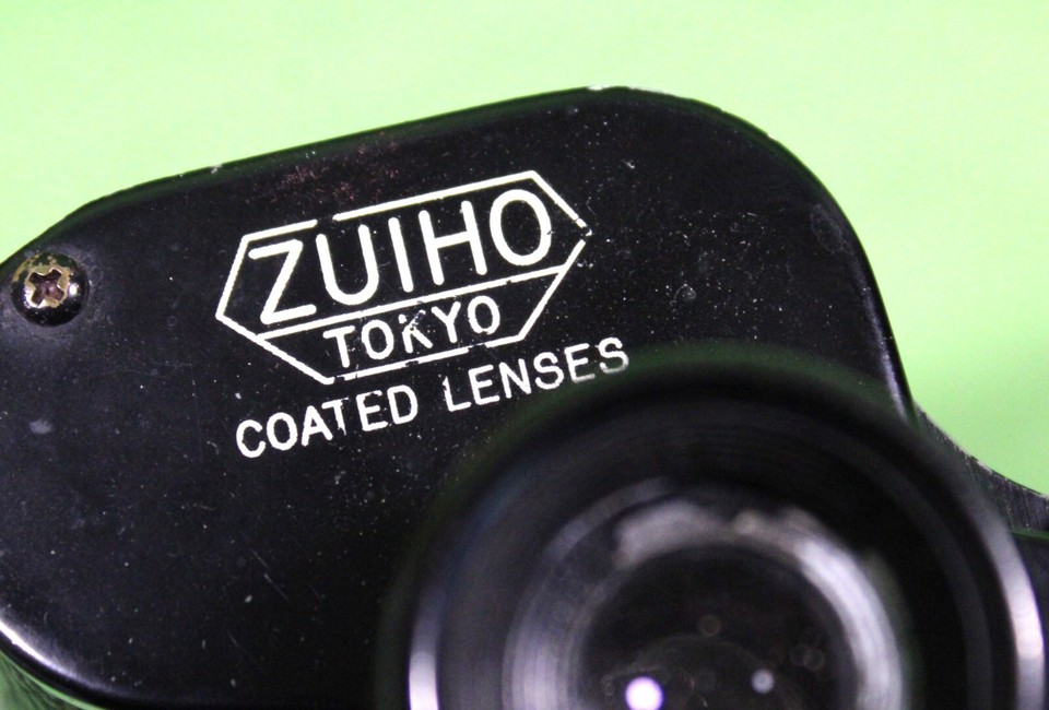 Vintage ZUIHO Tokyo BINOCULARS w/ Leather Case Model 30179 Low Starting