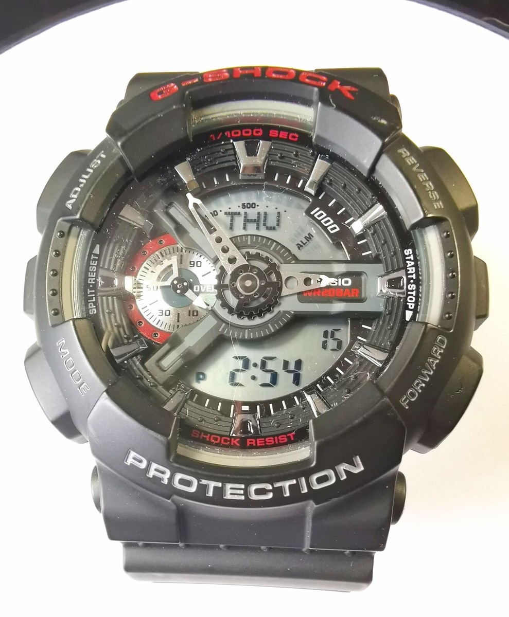 CASIO G-SHOCK GA-110-1AJF Black Analog & Digital Men's Watch Japan
