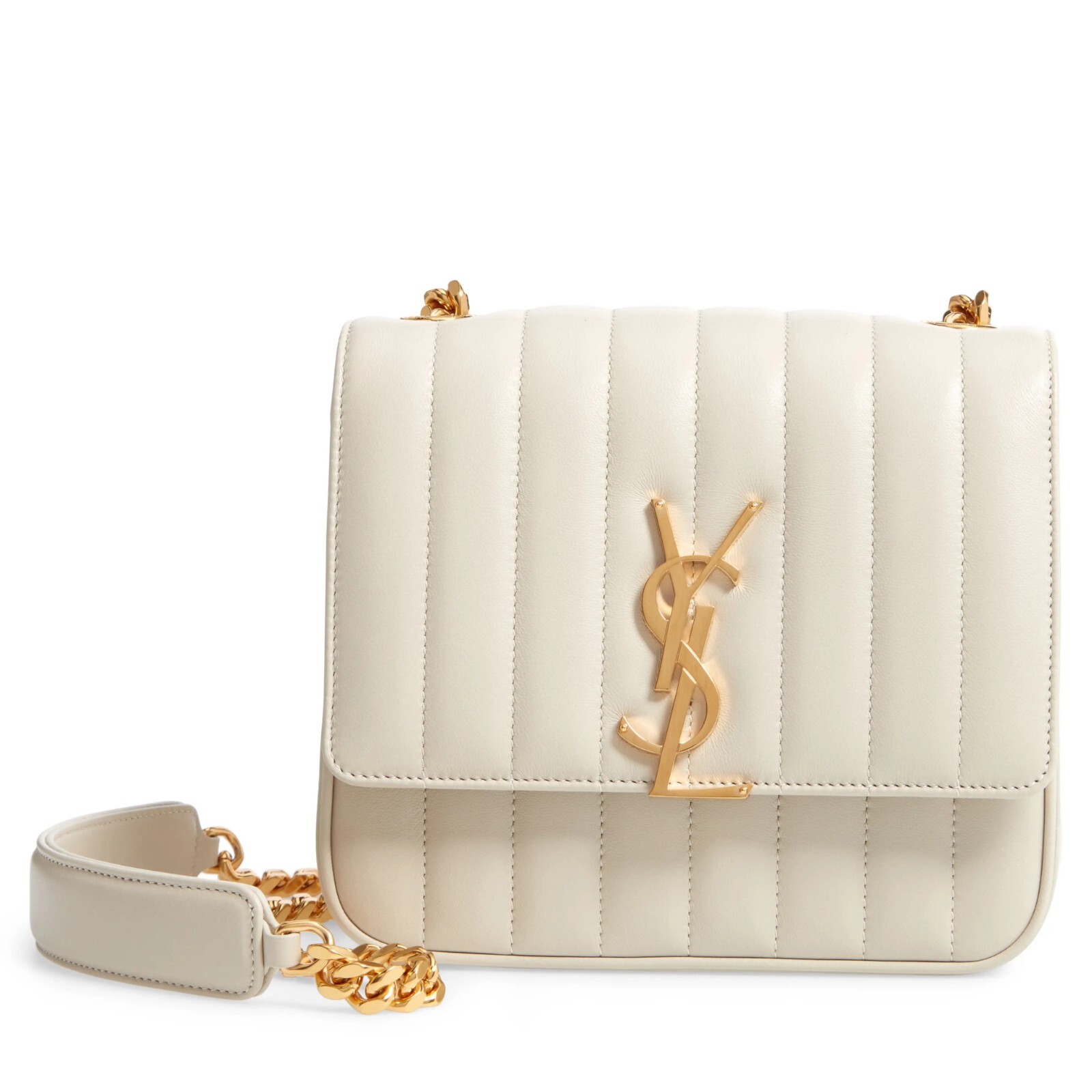 Borsa a tracolla Yves Saint Laurent Vicky media in pelle matelassé nuova con etichette prezzo al pubblico consigliato dal produttore $2590