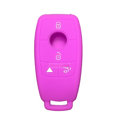 Fit Mercedes Benz GLE GLC 4 Button Remote Smart Key Fob Silicone Skin Case Cover - Picture 28 of 29