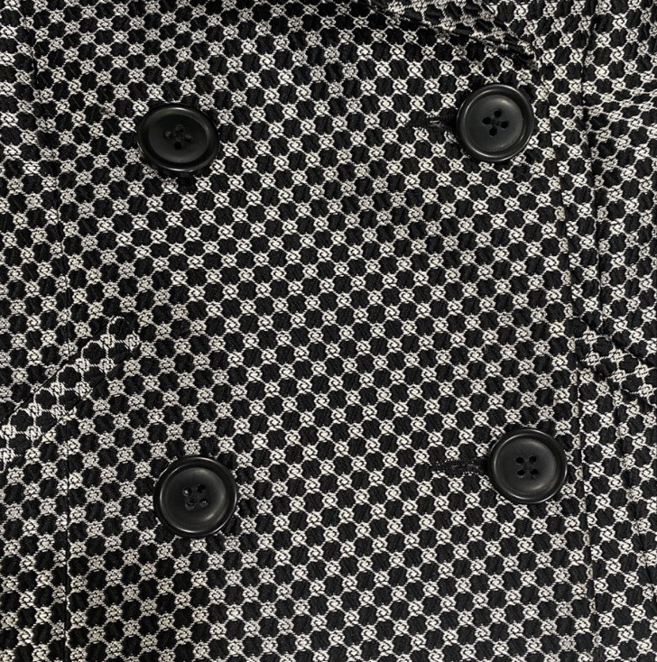 Express Design Studio Double Breasted Cropped Bla… - image 6