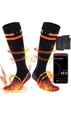 Electric Heated Socks Rechargeable Battery 5000mAh Foot Winter Warm Hunting Sock