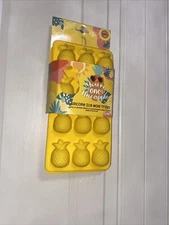 Pineapples Ice Cube Trays (2-Pack) - Silicone - Dishwasher Safe - Evriholder