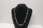 Carolyn Pollack Relios Sterling /Green Aventurine Nugget Necklace 18" — photo 2